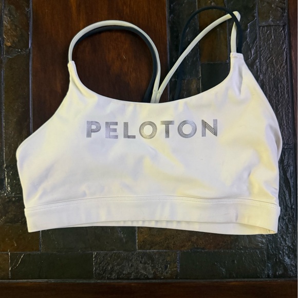 Peloton White Sports Bra - Picture 1 of 4